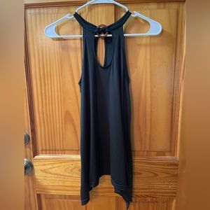 Love size small black key hole font halter blouse. Never worn.